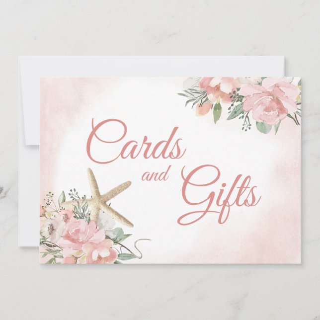 Cartes et Cadeaux Fleurs de Plage (Devant)