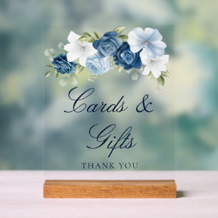 Cartes et cadeaux Floral Dusty Blue