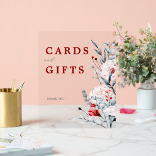 Cartes Et Cadeaux Floraux Fleurs Rouge Et Bleu