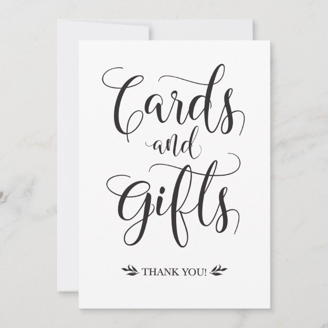 Cartes et cadeaux Panneau Mariage moderne (Devant)