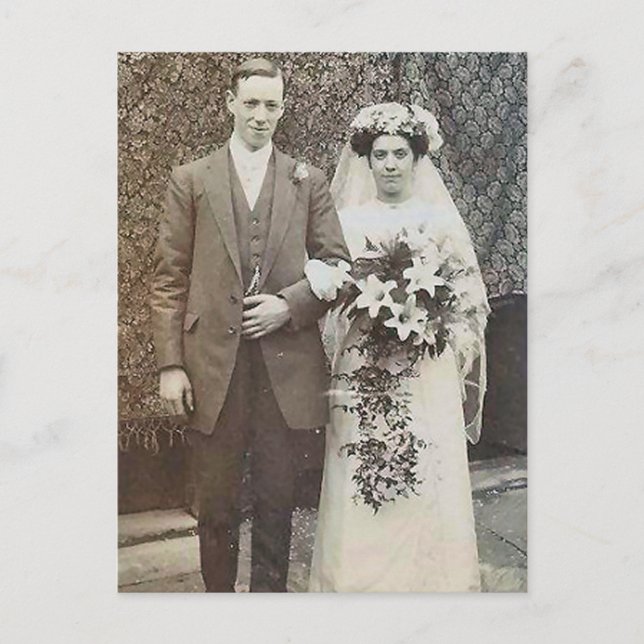 Cartes et cadeaux romantiques vintages (Devant)