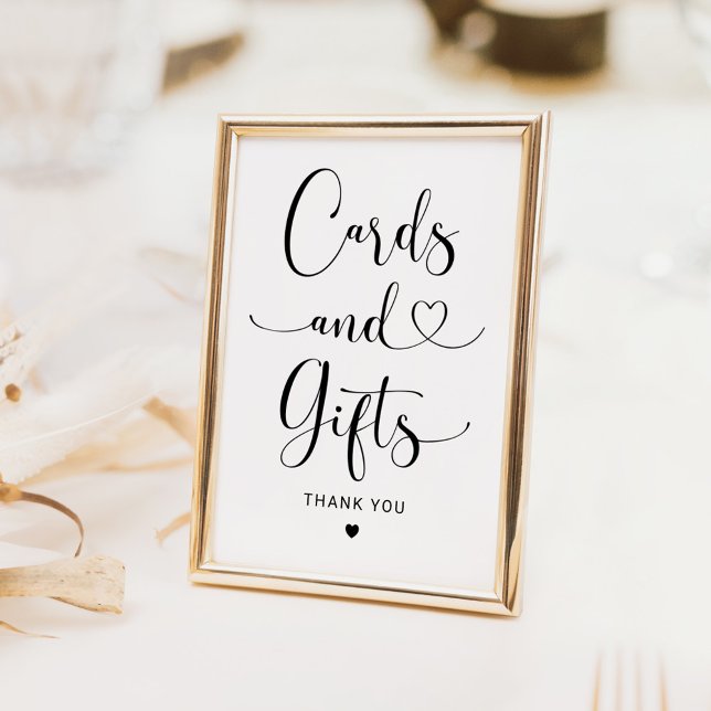 Cartes et cadeaux Signe Mariage de script de coeur (Créateur téléchargé)