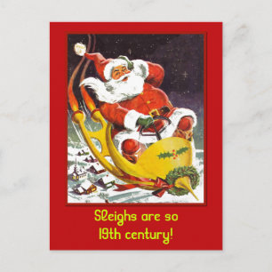 Cartes et cartes postales du Père Noël futuriste v