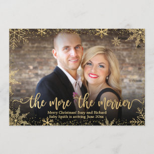 Cartes Faire-part de grossesse de Noël