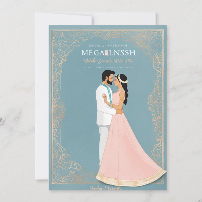 Cartes faire-part de mariage (Devant)