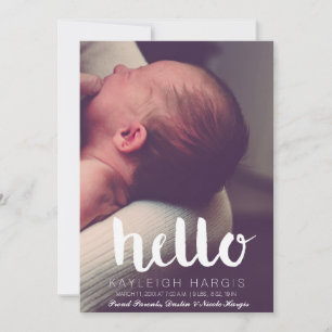 Cartes faire-part de naissance