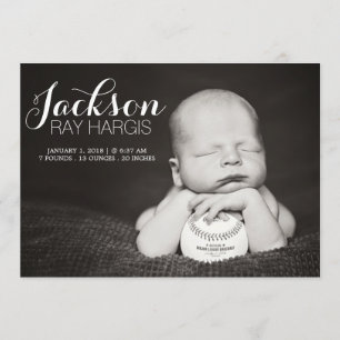 Cartes Faire-part de naissance modernes