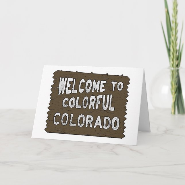 Cartes faites sur commande colorées de signe (Devant)