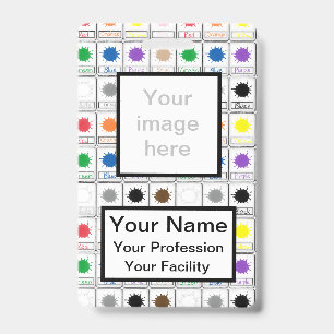 Cartes Flash de Couleur Personnalisées - Badge de