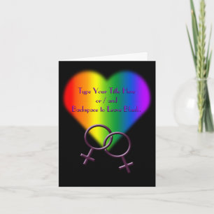 Cartes Gay Pride Personnalisées Cartes d'amour Arc