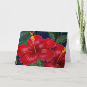 Cartes Hibiscus Paradis Tropical