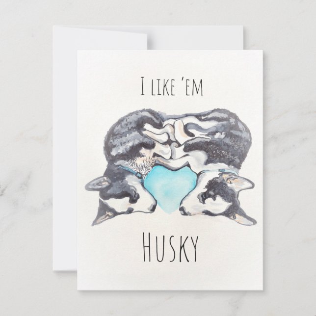 Cartes Husky Note (Devant)