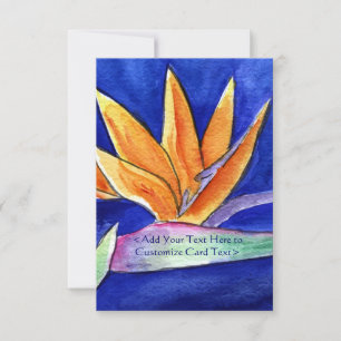 Cartes Invitations Oiseau of Paradise Flower Art