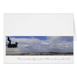 Cartes italiennes, monument à Victor Emmanuel II