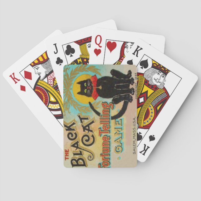 Cartes Jeu de divination au Chat Noir (dos)
