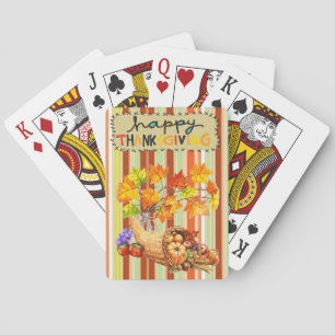 Cartes Jeu de Thanksgiving Card Deck