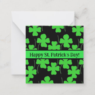 Cartes joyeuse Saint-Patrick, mignonnes, à stocker