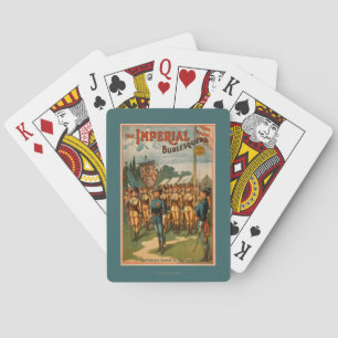 Cartes Le jeu femelle impérial de soldats de Burlesquers