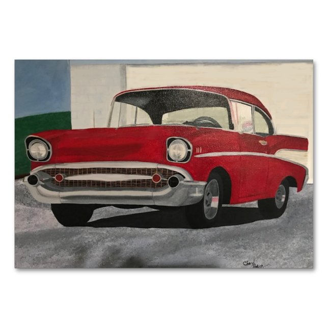 Cartes Lectrices Rouges Automobile pour Adultes (Devant)