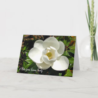 Cartes Magnolia personnalisées
