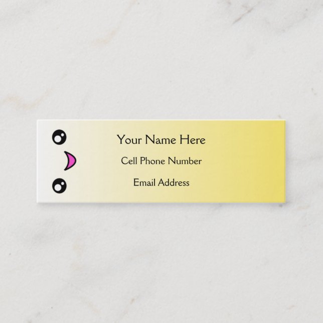 Cartes maigres de profil de visage heureux de (Devant)