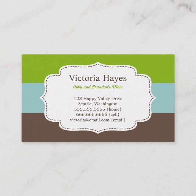 Cartes mammaires Candy (Devant)