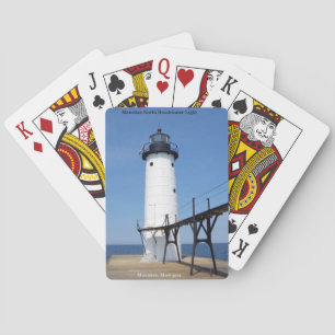 Cartes Manistee North Pierhead Lumière grand jeu de carte