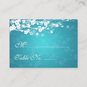 Cartes mariages Cerisier Fleur Bleu