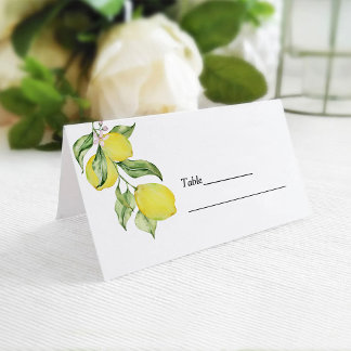 Cartes mariages Citron d'été