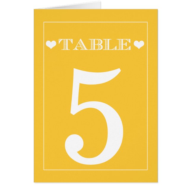 Cartes Mariages Jaune de coeur Cute (Devant)