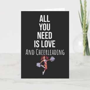 Cartes mignonnes de pom-pom girls Pom-pom girl Spo