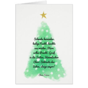 Cartes miniatures d'arbre de Noël