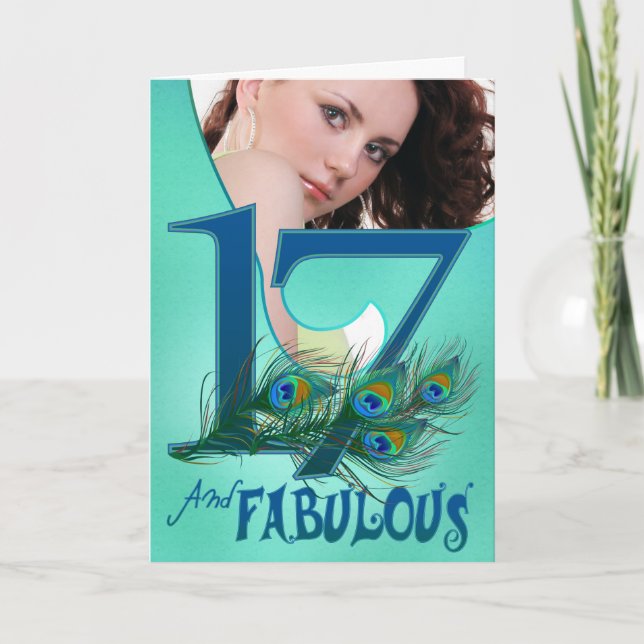 Cartes modèles du 17e anniversaire (Devant)