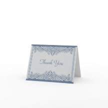 Cartes modernes de Merci d'art déco