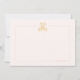 Cartes Monogrammes "H"
