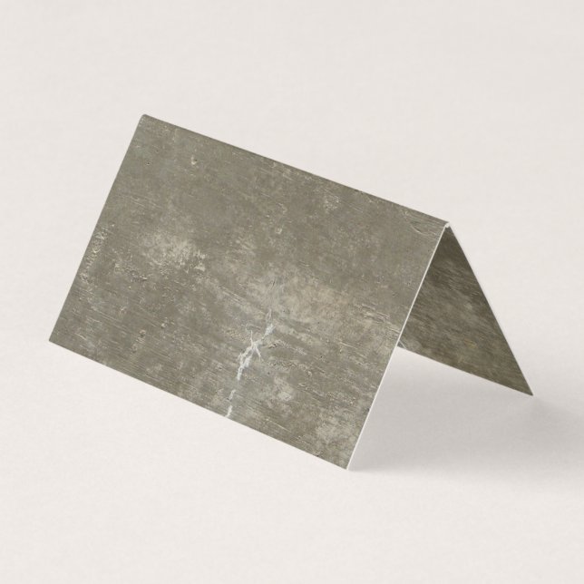 Cartes nominatives d'endroit - béton (Devant)