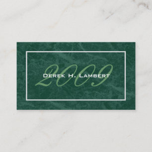 Cartes nominatives élégantes d'obtention du