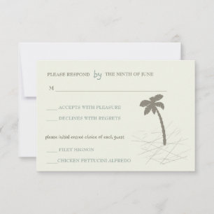 Cartes Palm tree -rsvp