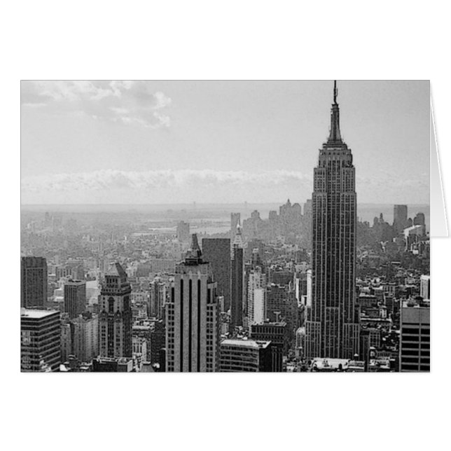 Cartes Panorama de New York (Devant horizontal)