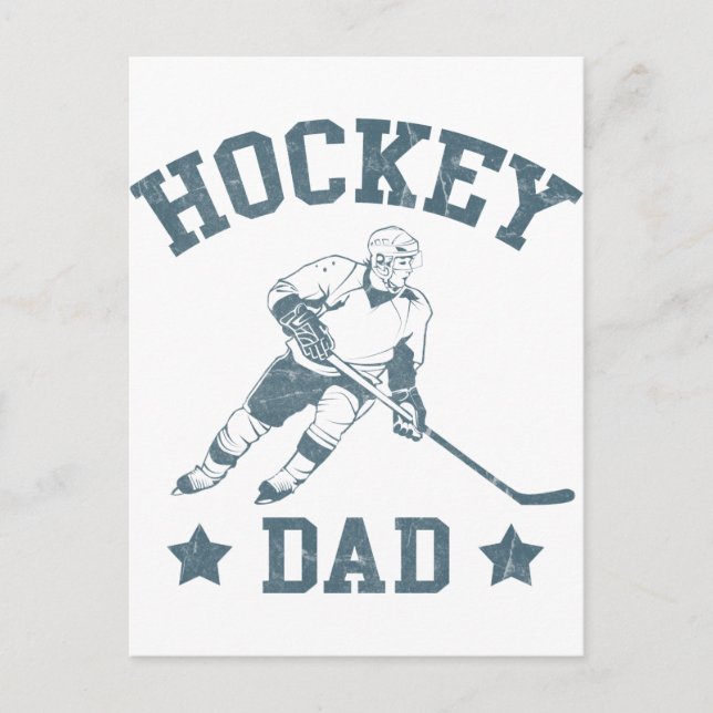 Cartes papa et Stickers de hockey (Devant)