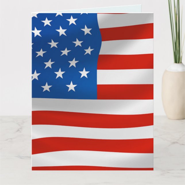 CARTES PATRIOTIQUES GRANDE AMÉRICAINE USA (Devant)