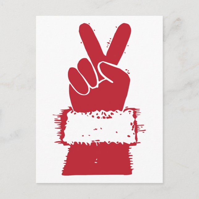 Cartes Père Noël Peace (Devant)