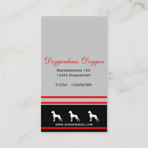 cartes personnalisables de Grand Danois