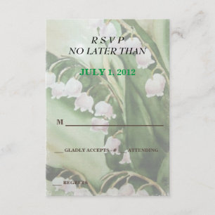 CARTES PERSONNALISABLES DU MUGUET RSVP