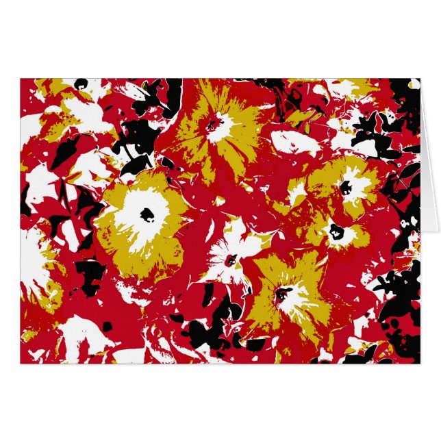 Cartes PETUNIAS FLEURS (Devant horizontal)