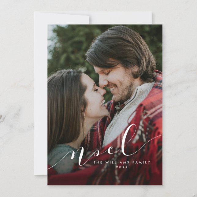 Cartes photo Noel Simple (Devant)