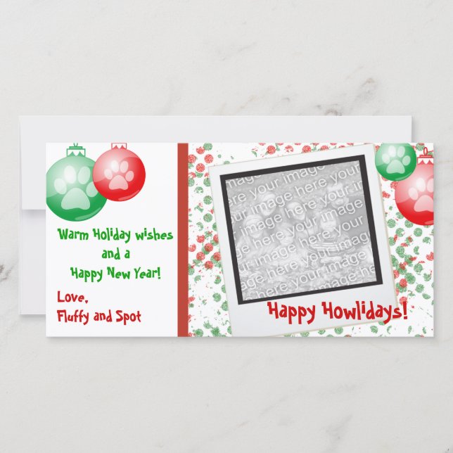 Cartes photos de Noël (Devant)