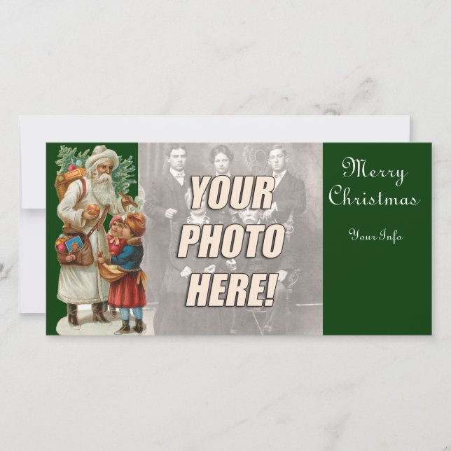 Cartes photos de Noël victoriennes (Devant)