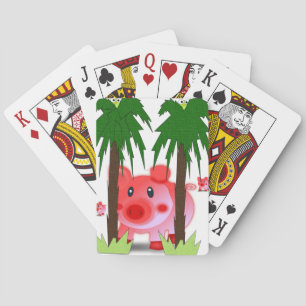 Cartes Plaque de carte de jeu de porc
