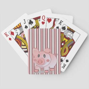 Cartes Plaque de carte de jeu de porc